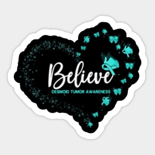 Desmoid Tumor Awareness Butterfly Sticker